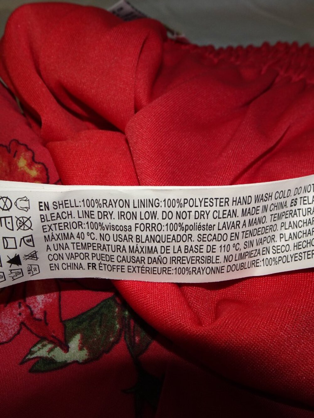 Forever 21 Floral Pink Flowy Skirt - Picture 7 of 7
